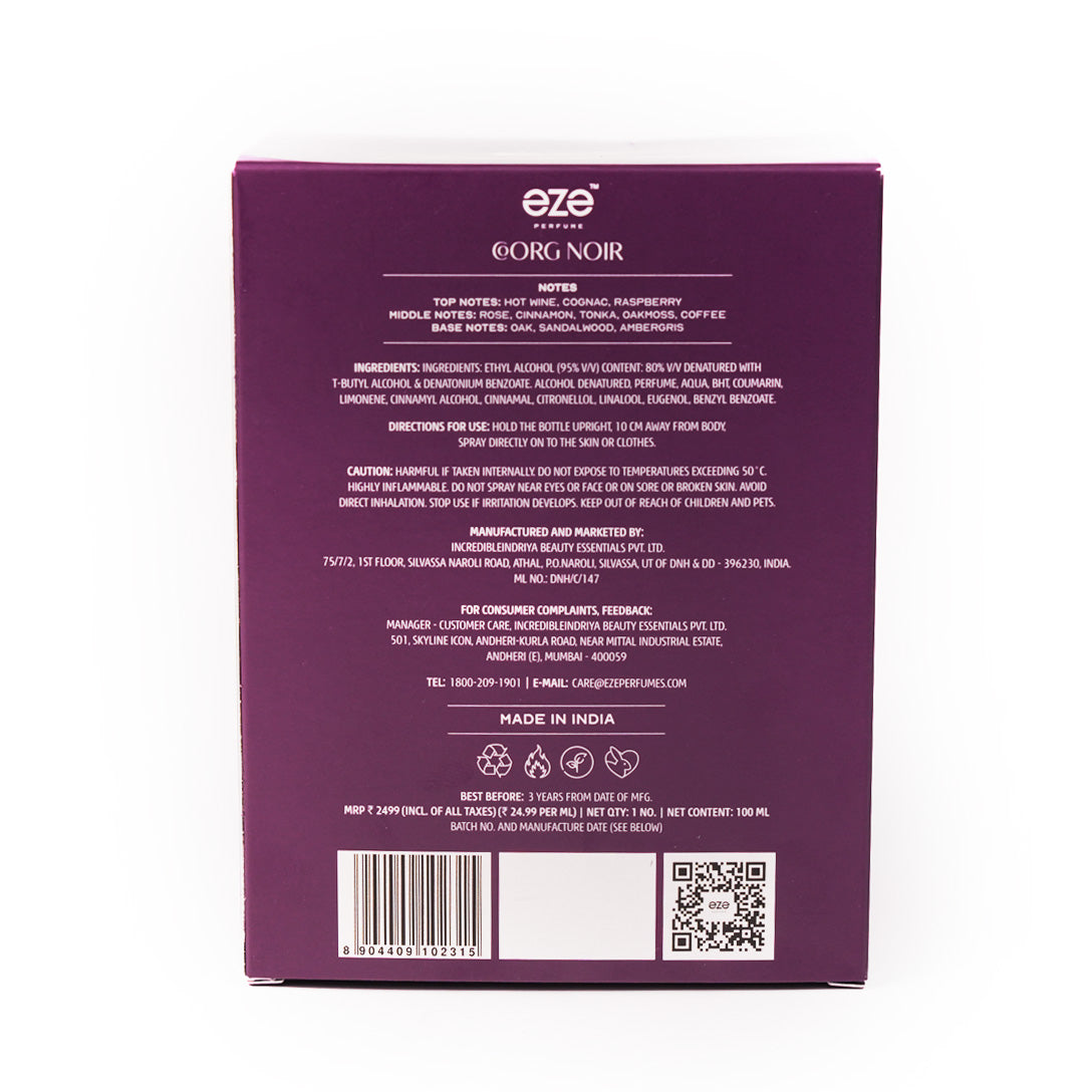 COORG NOIR EDP FOR HIM - 100ML